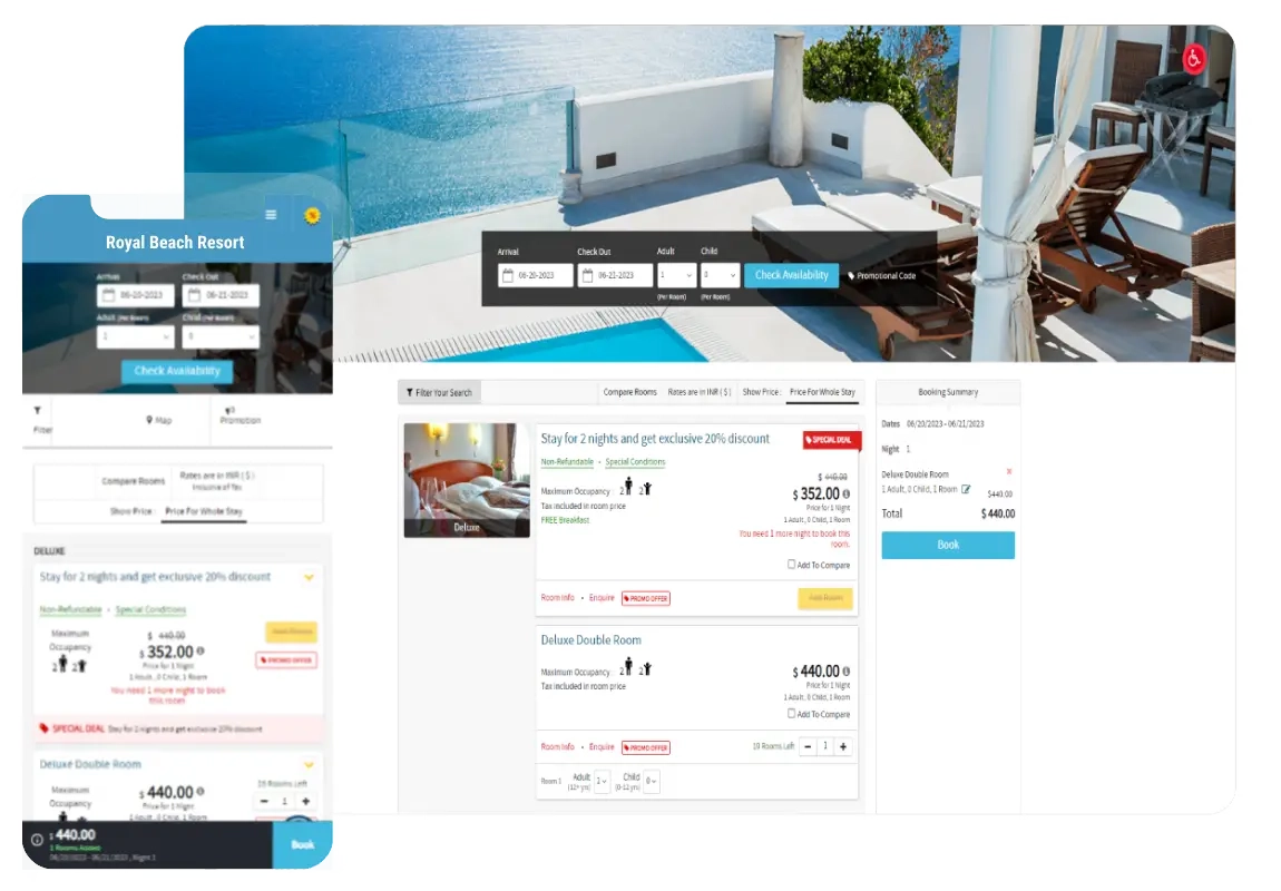 Direct Booking და Reputation Management - ჯავშნის ვიჯეტი